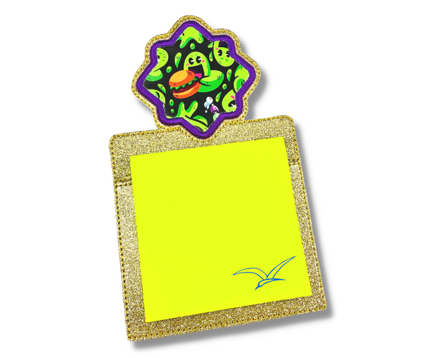 Abstract 19 Applique Post It Holder- 5x7 or larger hoops