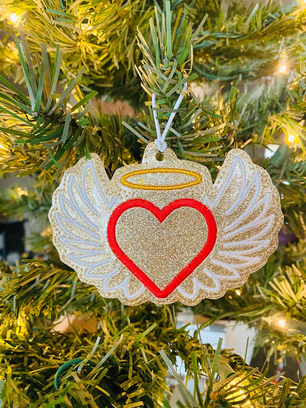 Heart Wings Ornament Set- Read Description