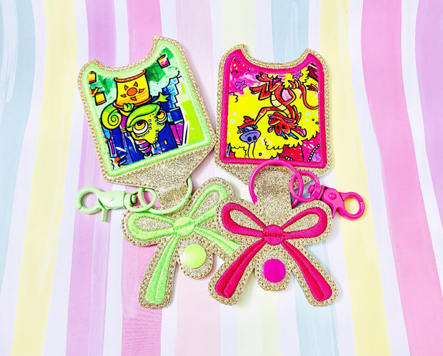 Bow 2oz Applique Sanitizer Holder