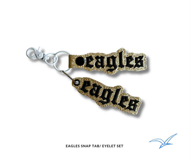 Eagles Goth Snap Tab and Eyelet Set- Read Description