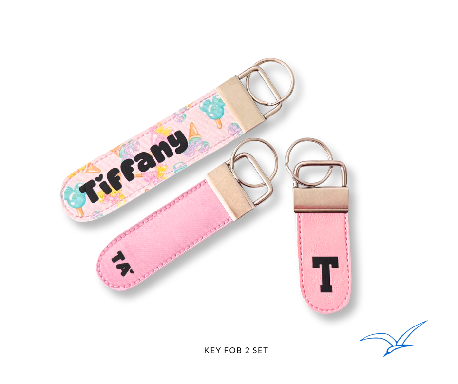 Key Fob 2 - 1 Inch hardware- Read Description – Crashing Waves Designs