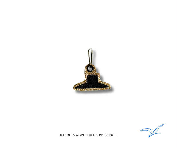 K Bird Hat Zipper Pulls