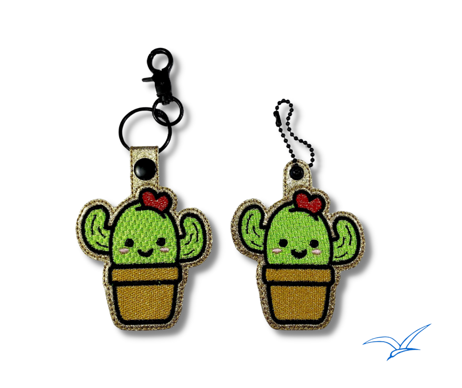 Valentine Cactus Snap Tab and Eyelet Design – Crashing Waves Designs