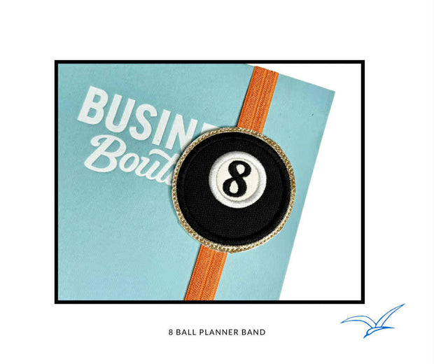 8 Ball Double Applique Planner Band- FREE WITH ANY PURCHASE CODE BALL
