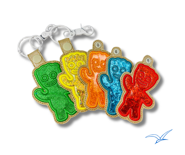 Sour Patch Applique Snap Tab and Eyelet Design