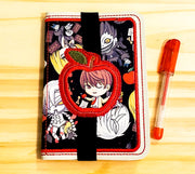 Apple Applique Mini Notebook Cover Applique Cover- 5x7 or larger hoops