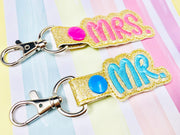 Mini Mr. and Mrs. Snap Tab Set