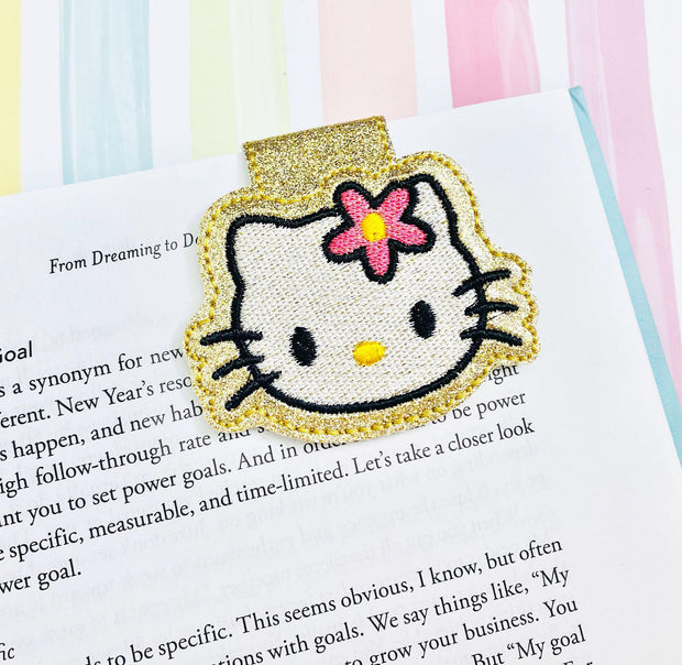 H Kitty Magnetic Fold Over Bookmark