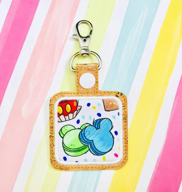 Small Rounded Square Applique Snap Tab Set – Crashing Waves Designs