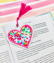 Heart Applique Bookmark
