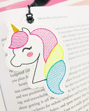 Sketchy Unicorn Bookmark