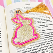 Sitting Bunny Applique Planner Band and Bookmark