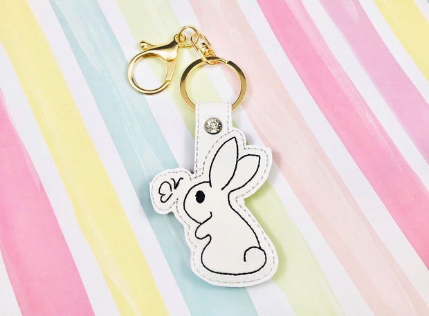 Bunny Butterfly Snap Tab