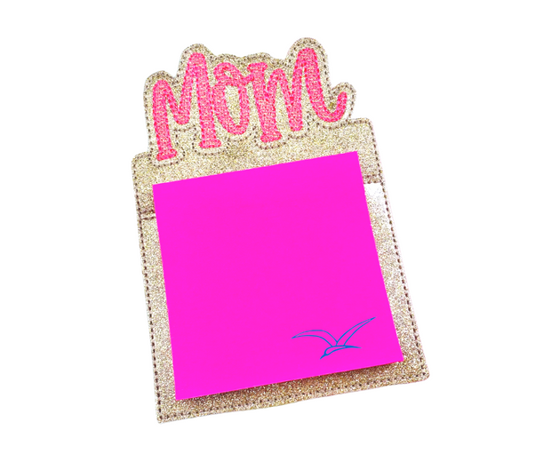 Sketchy Mom Post It Holder- 5x7 or larger hoops