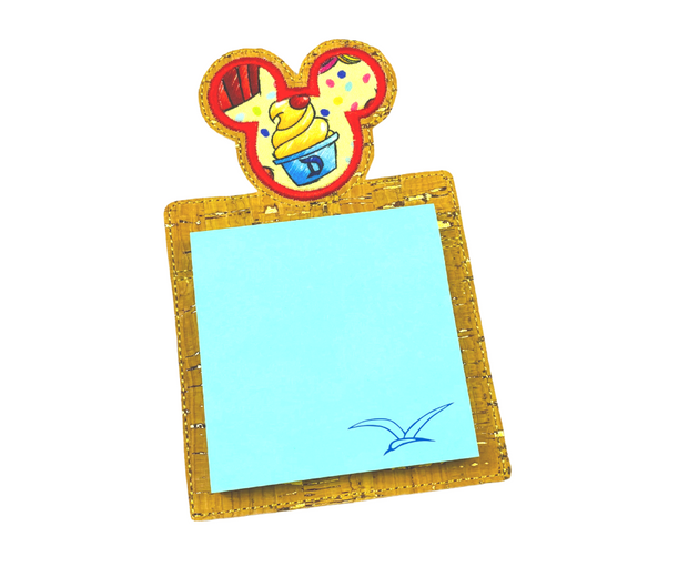 Mouse Applique Post It Holder- 5x7 or larger hoops