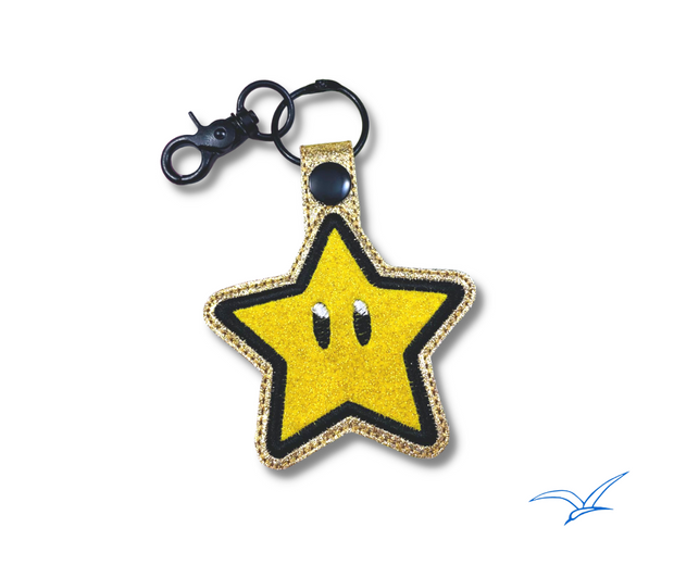 Star Eyes Applique Snap Tab- Free with any purchase, just add to cart
